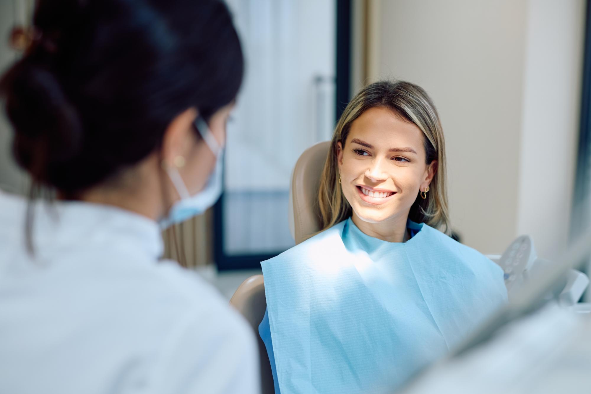 Patient meeting Dr. Noyce for a free orthodontic consultation in St. Joseph, MO